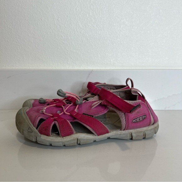 Keen Very Berry Pink Seacamp II CNX Hybrid Water Sport Sandal Waterproof Size 5 - Picture 8 of 12